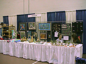 Titusville Art League booth.