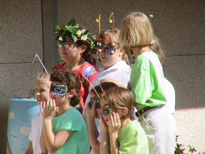 4-H club entertains.