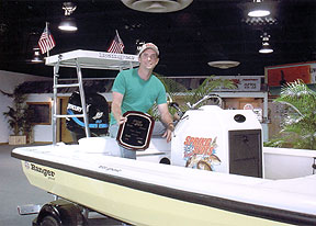 'Spring For Spots' redfish tournament prize boat