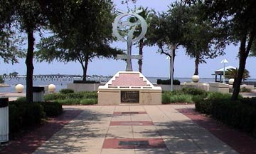 Mercury monument at Space View Park