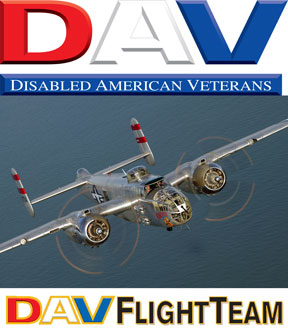 The DAV is here with information and the B-25 Panchito
