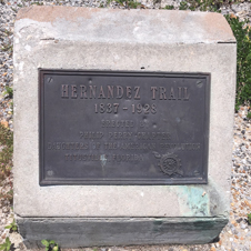 Hernandez Trail Marker at Airport Rd. Titusville