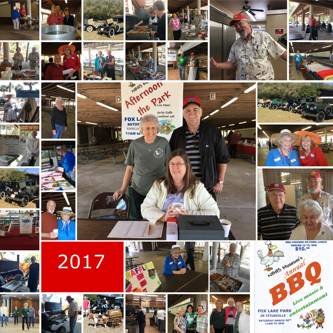 Photo Collage of the 2017 Historical Society Day in the Park