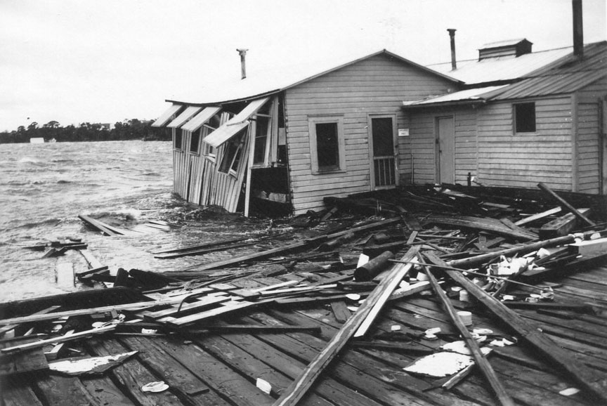 Scobie Dock Debris from the 1926 hurricane in Titusville, FL