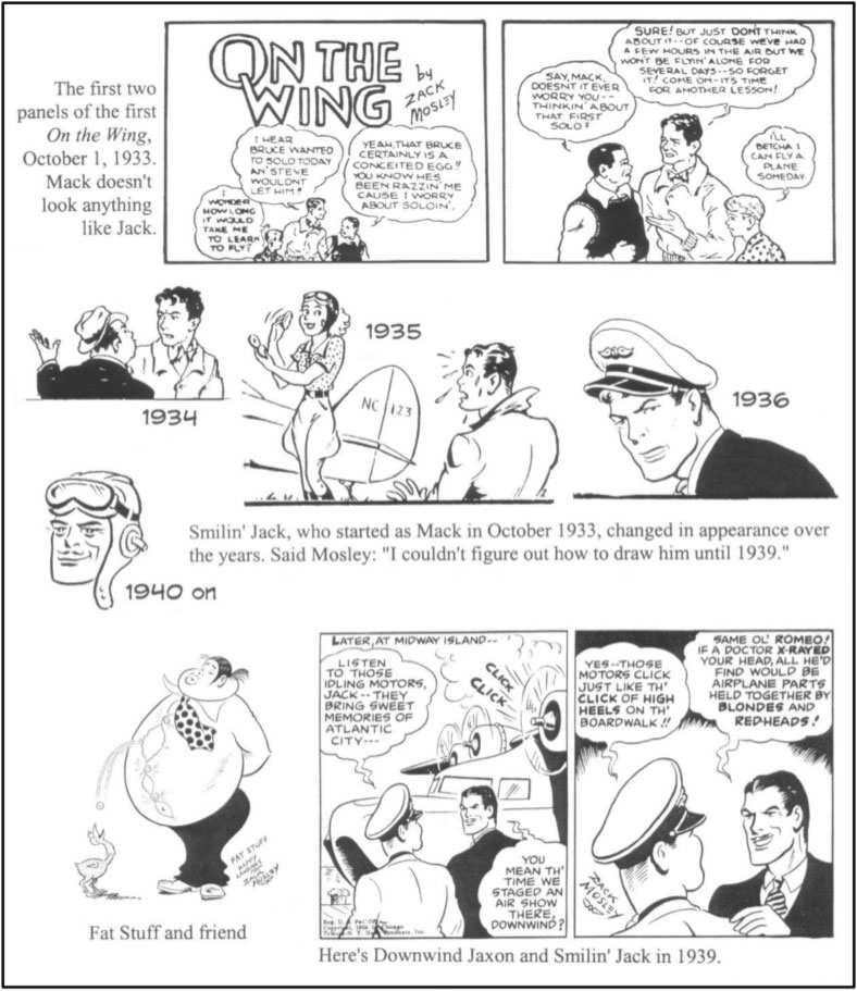 Characters from the Smilin' Jack comic strip.