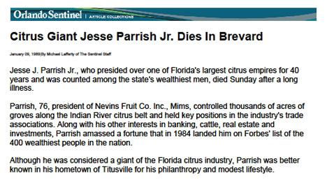 JJ Parrish, Jr's obituary 1/1990