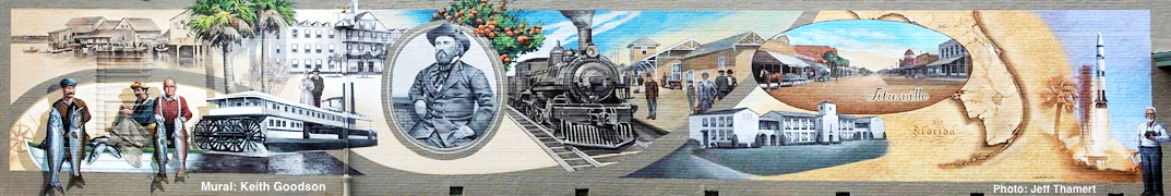 North Brevard historic scenes mural