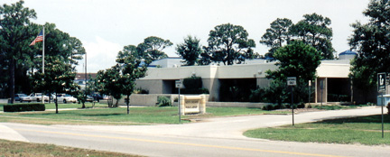 Library from the street.