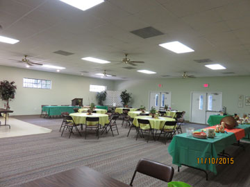 Titusville Garden Club's Catering set-up 11/15