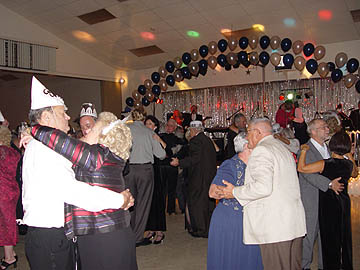 New Year's dancers at the Elk's Lodge