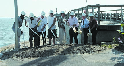 Groundbreaking at Titusville Fishing Pier