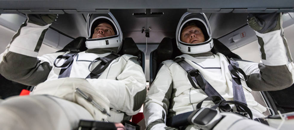 NASA astronauts Doug Hurley and Bob Behnken