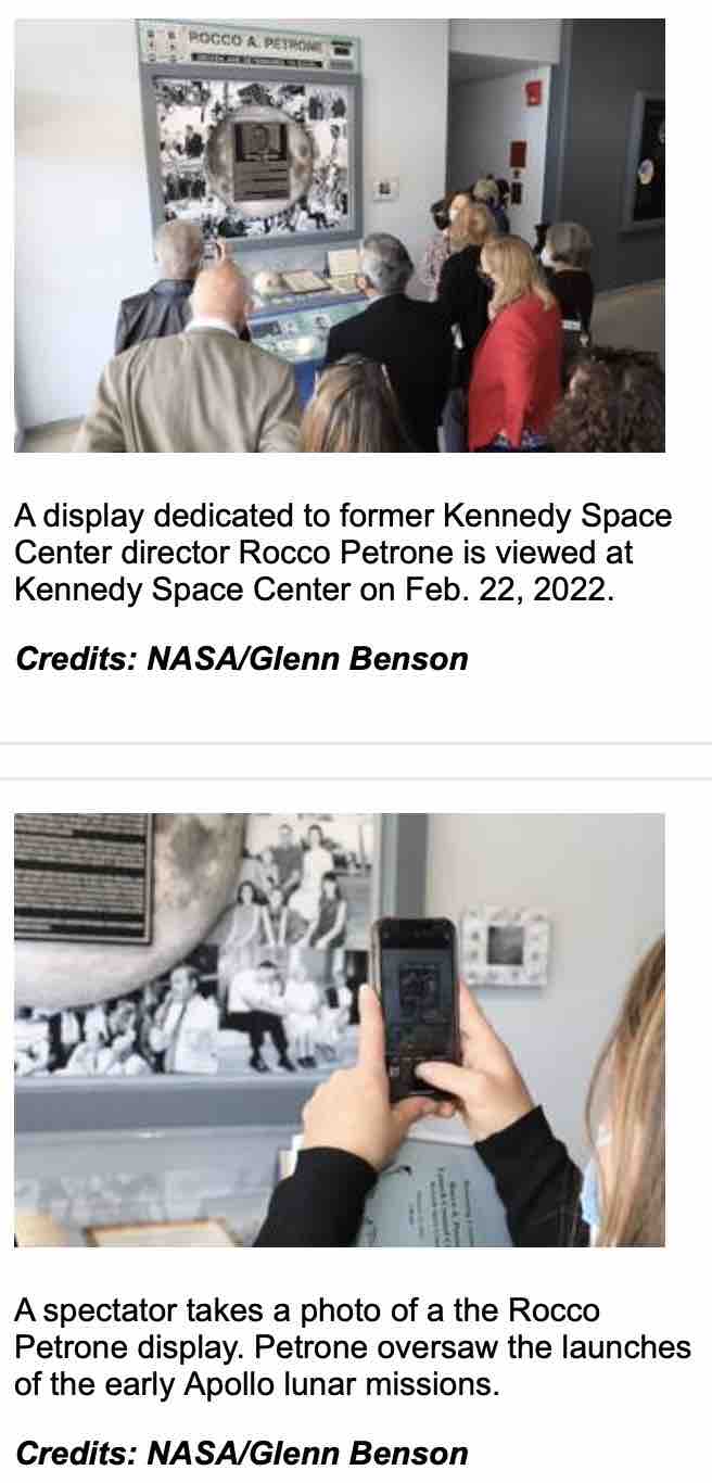 Rocco Petrone display.