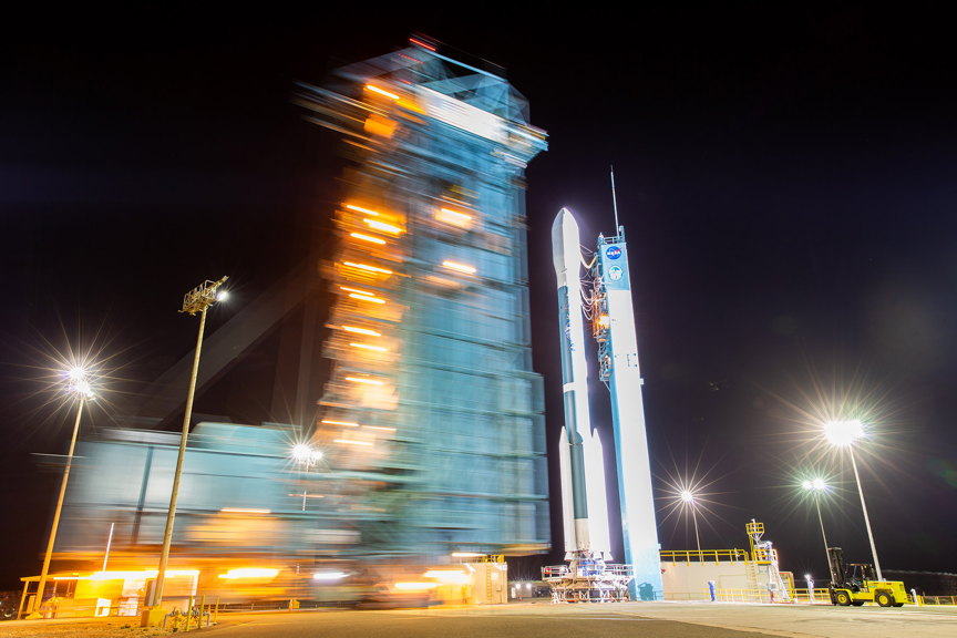 Final Delta II Rocket on launch pad -1