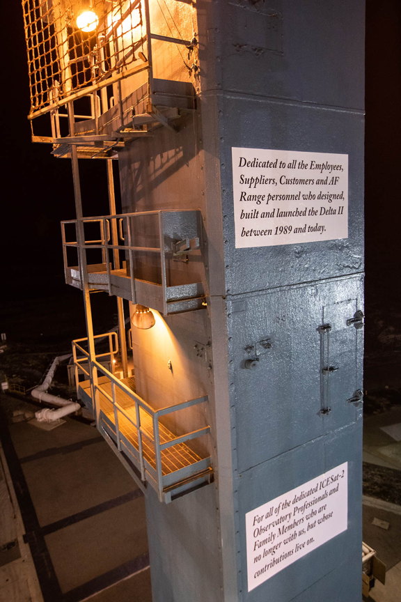 Final Delta II Rocket on launch pad -2