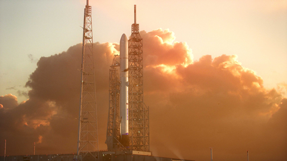 New Glenn on launch pad