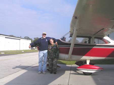 Larry and Courtney 1st flt