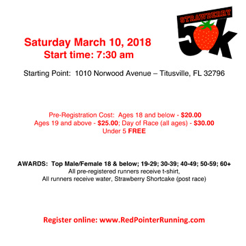North Brevard Strawberry Festival 5K Run