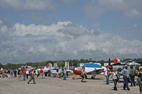 The planes you will see in flight.
