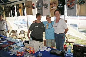 PX tent with gift shop.