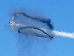 The Titus Tiger transecting two smoke Rings