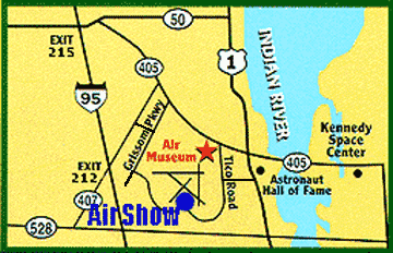 Map of Valiant Air Command Air Show