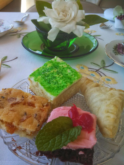 Food served at the Homespun Tea - 1