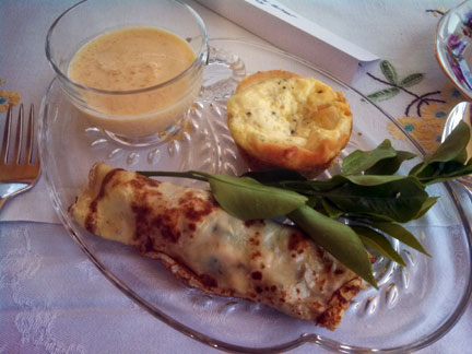 Food served at the Homespun Tea - 2