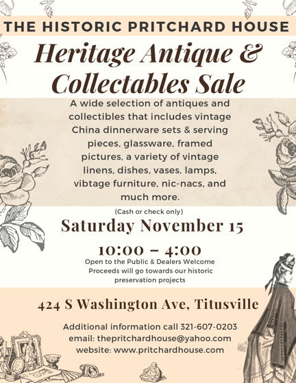 Heritage Antique &
Collectables Sale