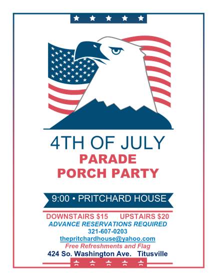 4th of July Parade Porch Party
