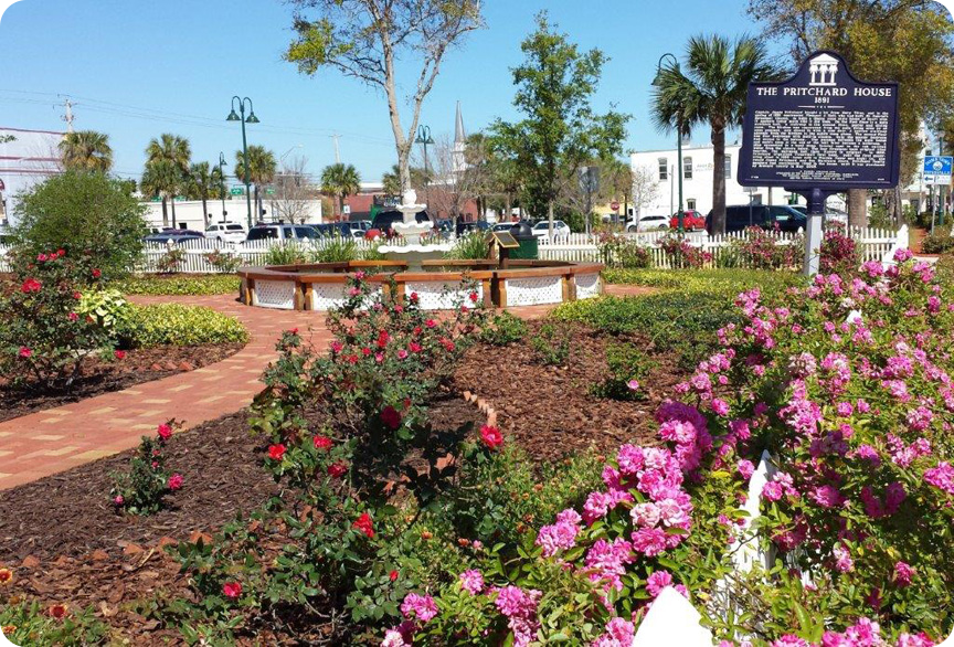 Historic Marker Rose Garden