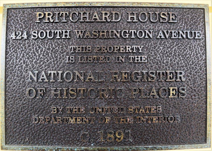 National Rigister of Historic Places plaque.