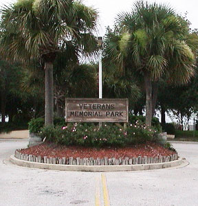 Veterans Memorial entrance