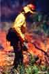 Starting a backfire for the controlled Burn