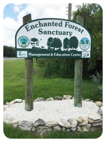 Entrance to the Enchanted Forest Nature Sanctuary