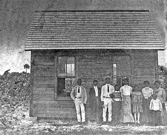 Clifton Colored Schoolhouse - marker located north of Haulover Canal on Canaveral National Seashore.