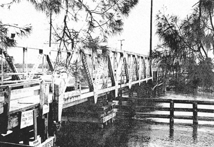 The first Haulover Canal Bridge