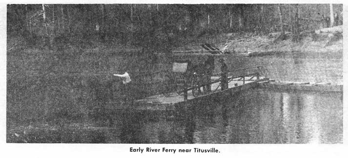 Titusville area ferry