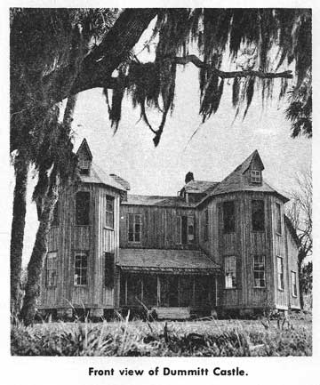 Front view of Dummitt Castle