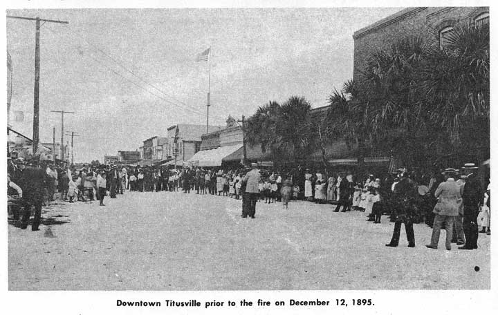 Downtown Titusville before 12/12/1895 fire.