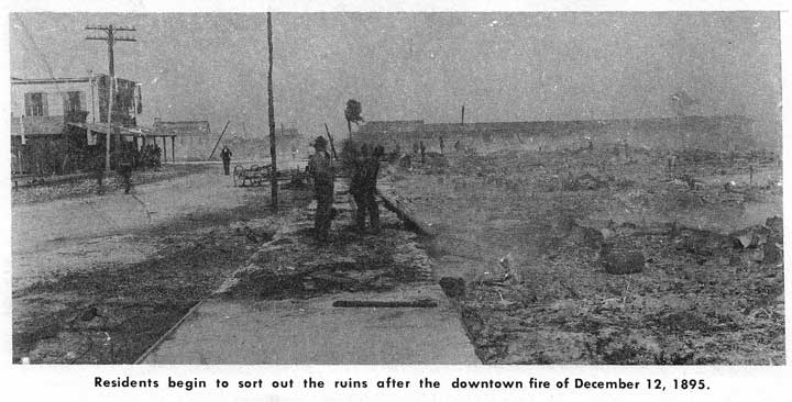 Titusville fire ruins.