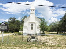 D.A.R. LaGrange Church Marker location