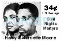 Concept of H & H Moore postage stamp