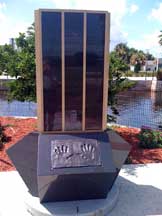 Apollo monument dedication - Alan Shepard pylon