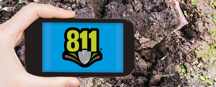 Call 811 before you dig.