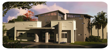 Artist rendering of the Poe Hospice Care Center