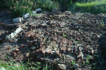 1844 lighthouse wall segment