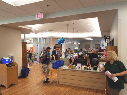 We are ready to help you at the front desk.