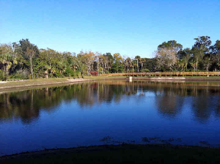 The little gazebo from across the pond. It's a short distance east of the main gazebo. The little gazebo from across the pond. It's a short distance east of the main gazebo.