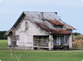 Oliver's Camp just before demolition.'